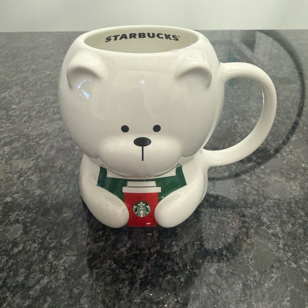 NWT Starbucks White Bearista Mug